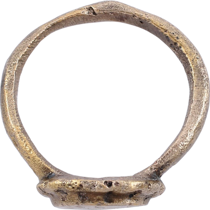 MEDIEVAL “BLESSING” RING, 10TH-16TH CENTURY AD, SIZE 2 - Royalty Rings