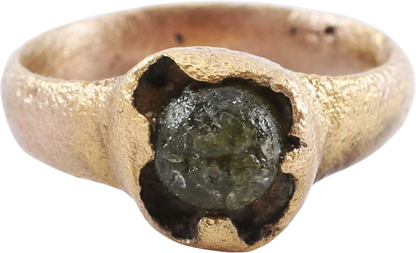 MEDIEVAL EUROPEAN RING C.1200-1500 AD, SIZE 2 - Royalty Rings