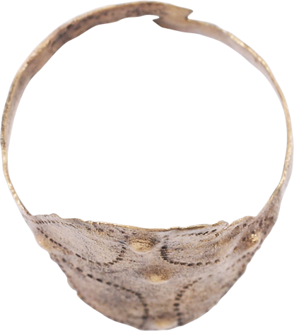 RARE VIKING SHIELD RING C. 10TH-11TH CENTURY, SIZE 9 ¾ - Royalty Rings