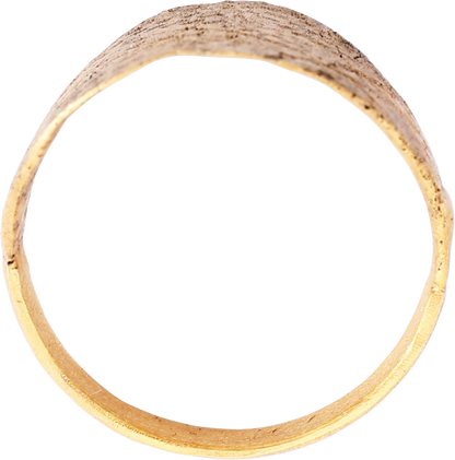RARE VIKING WARRIOR’S SHIELD RING, 10TH CENTURY AD, SIZE 10 - Royalty Rings