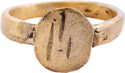 LATE ROMAN/BYZANTINE RING, SIZE 1 3/4 - Royalty Rings