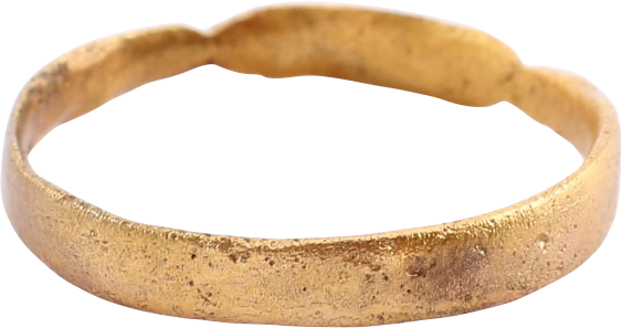 MEDIEVAL EUROPEAN WEDDING RING, SIZE 8 ½ - Royalty Rings
