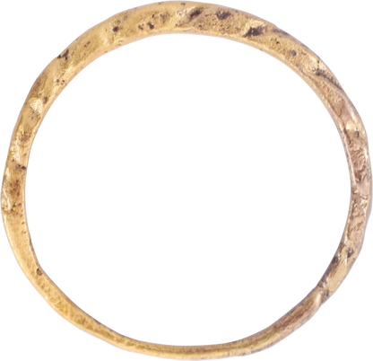 FINE VIKING WARRIOR’S TWISTED OR ROPED RING, 850-1050 AD, SIZE 10 3/4
