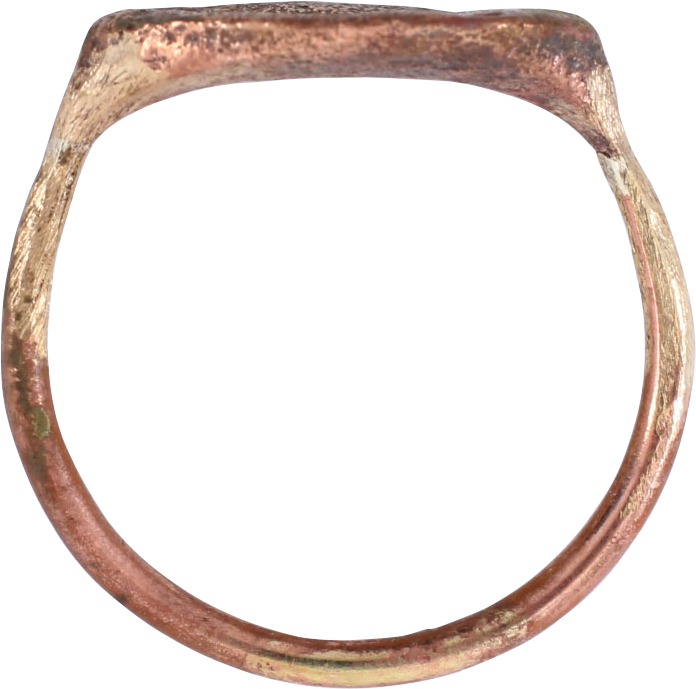 ROMAN FIGURAL RING, 1ST-3RD CENTURY AD, SIZE 8 ¾ - Fagan Arms