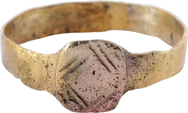 MEDIEVAL EUROPEAN RING, 500-800AD SIZE 8 3/4 - Fagan Arms