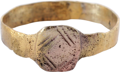 MEDIEVAL EUROPEAN RING, 500-800AD SIZE 8 3/4 - Fagan Arms