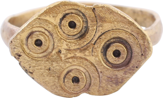 MEDIEVAL ANGLO-SAXON (ENGLISH) RING, 7TH-9TH CENTURY AD, SIZE 8 - Fagan Arms