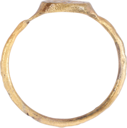 MEDIEVAL EUROPEAN CHRISTIAN RING 9TH-11TH CENTURY SIZE 9 1/2 - Royalty Rings