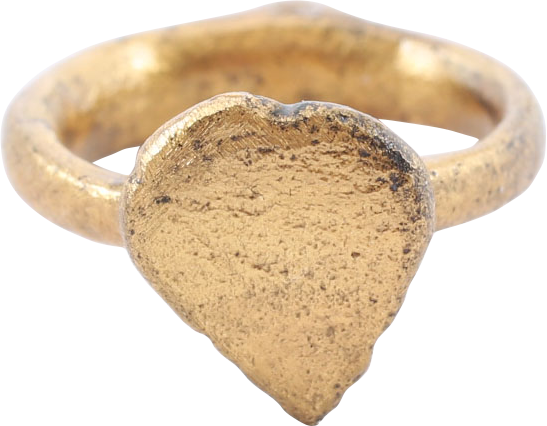 VIKING HEART RING, 11TH CENTURY, SIZE 5 - Royalty Rings
