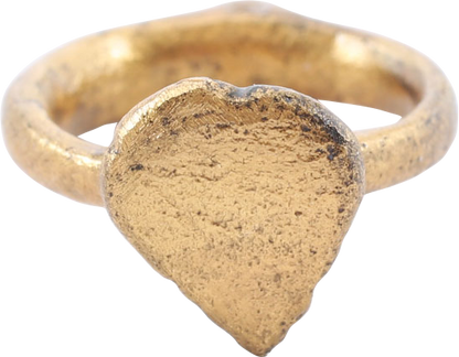 VIKING HEART RING, 11TH CENTURY, SIZE 5 - Royalty Rings