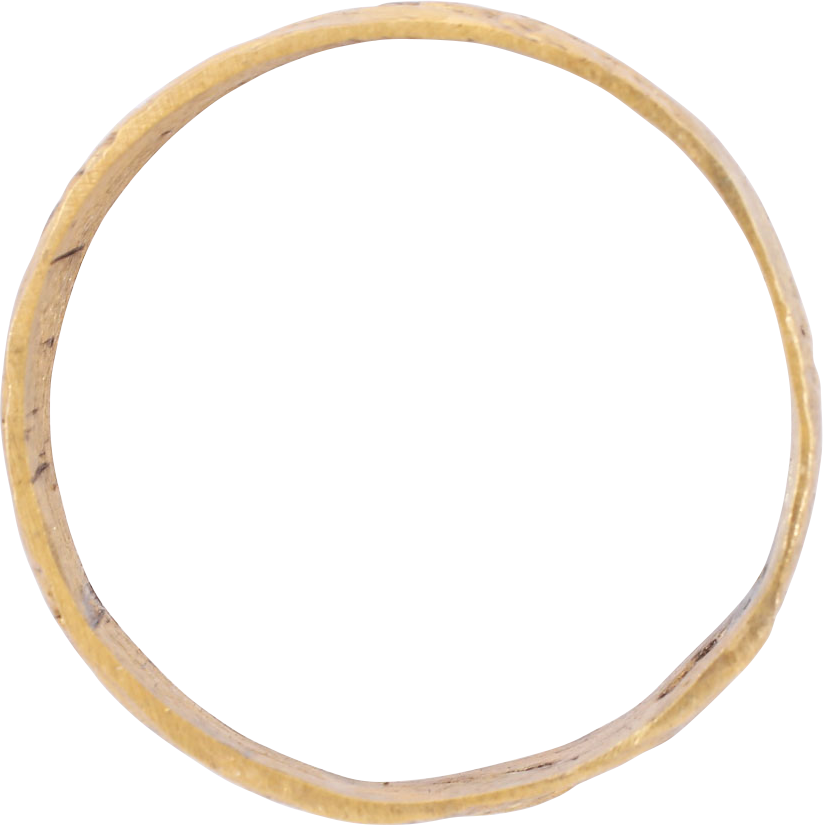 MEDIEVAL EUROPEAN WEDDING RING, 15TH CENTURY, SIZE 9 ¼ - Royalty Rings