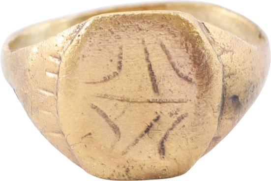 MEDIEVAL EUROPEAN RING, C.750-1100 AD, SIZE 8 ¾ - Royalty Rings