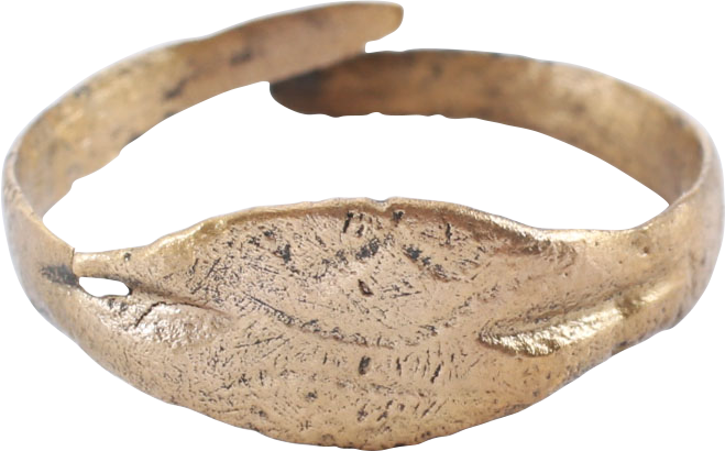 VIKING WARRIOR’S SHIELD RING, 10th-11th CENTURY, SIZE 8 ½ - Royalty Rings