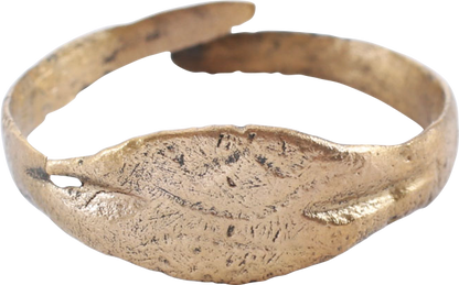 VIKING WARRIOR’S SHIELD RING, 10th-11th CENTURY, SIZE 8 ½ - Royalty Rings