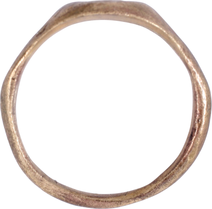 MEDIEVAL CHRISTIAN RING, 5TH-8TH CENTURY, SIZE 5 ½ - Fagan Arms