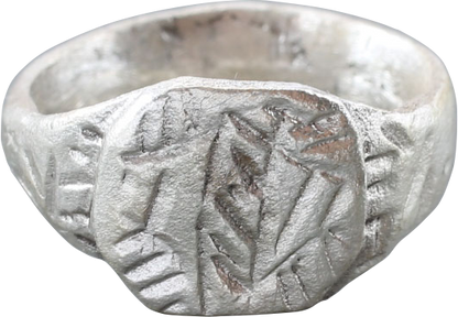MEDIEVAL EUROPEAN RING, 900-1200 AD, SIZE 4 ¾ - Royalty Rings