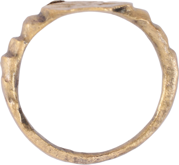 MEDIEVAL EUROPEAN CHRISTIAN RING, SIZE 3 ½ - Royalty Rings