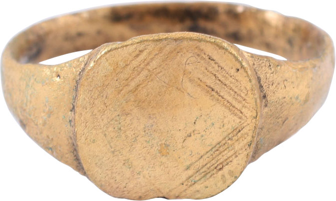 MEDIEVAL EUROPEAN RING, 900-1200 AD, SIZE 8 ¼ - Royalty Rings