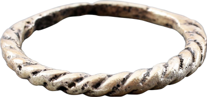 VIKING WARRIOR’S ROPED OR TWIST RING, C.866-1067 AD, SIZE 8 ¾ - Royalty Rings