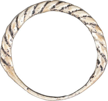 VIKING WARRIOR’S ROPED OR TWIST RING, C.866-1067 AD, SIZE 8 ¾ - Royalty Rings