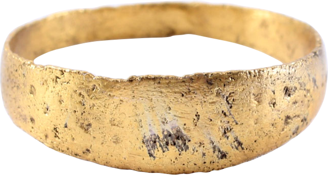 ENGLISH WEDDING RING, TUDOR PERIOD, SIZE 9 ¼ - Fagan Arms