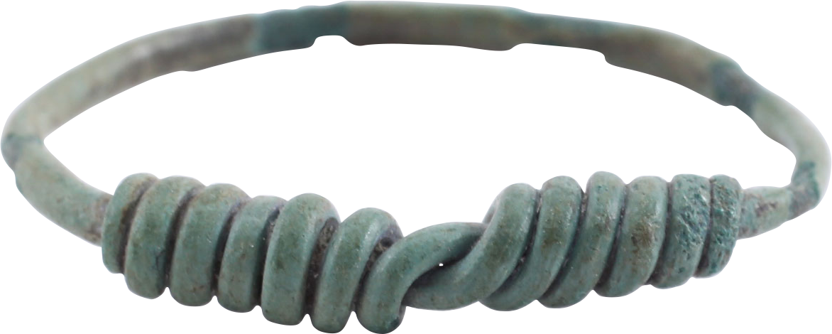CELTIC FINGER RING C.400-100 BC SIZE 7 1/2 - Royalty Rings