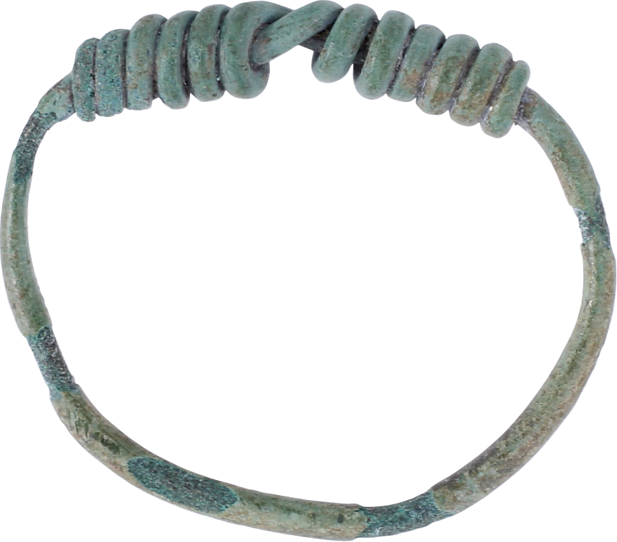 CELTIC FINGER RING C.400-100 BC SIZE 7 1/2 - Royalty Rings