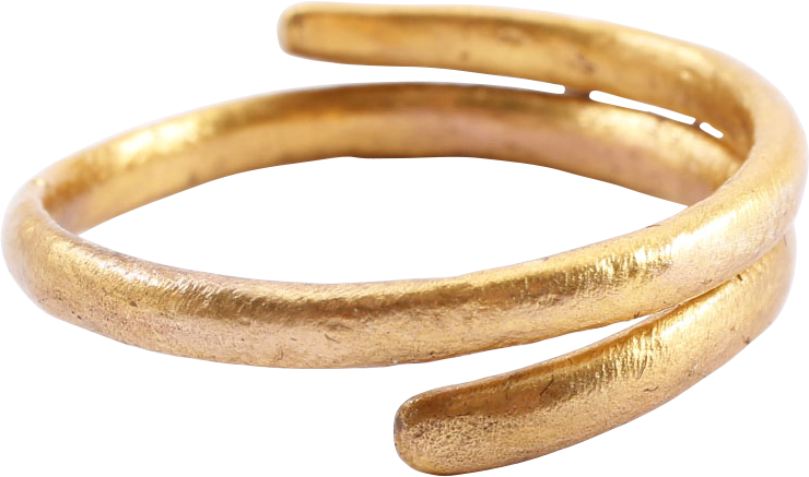 VIKING COIL RING, 9TH-10TH CENTURY AD, SIZE 9 ¼ - Royalty Rings