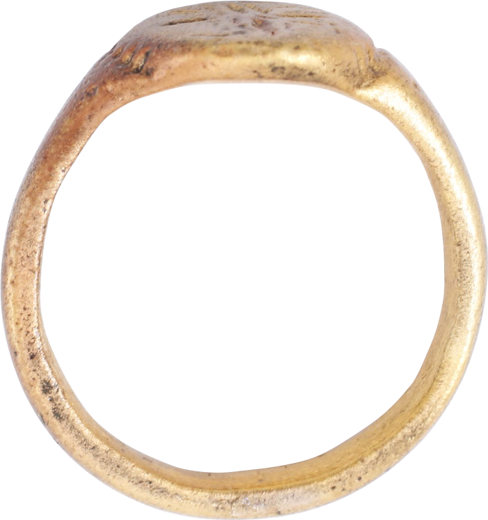 MEDIEVAL EUROPEAN CHRISTIAN RING, SIZE 8 3/4 - Royalty Rings