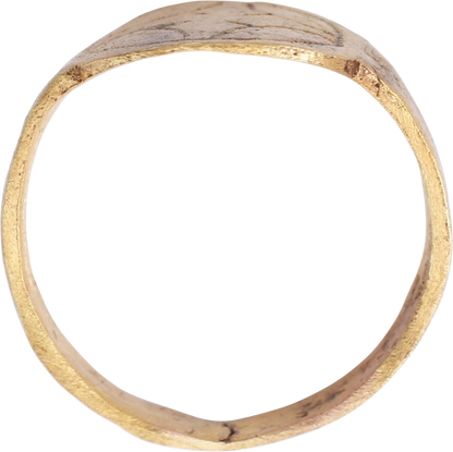 MEDIEVAL EUROPEAN CHRISTIAN RING, 9TH-11TH CENTURY, SIZE 8 ½ - Royalty Rings