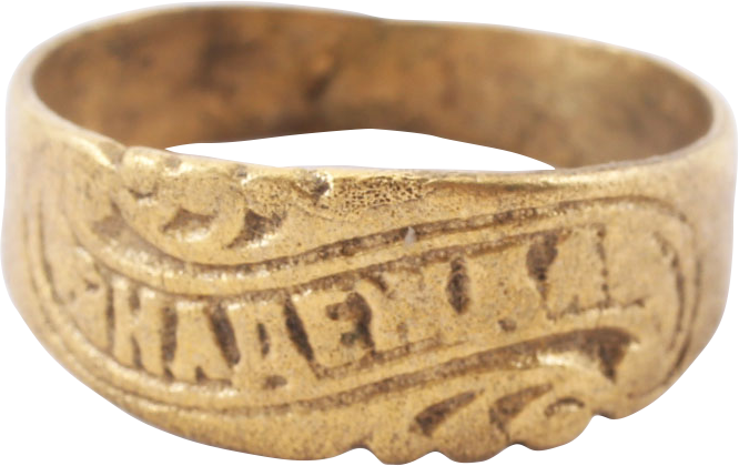 GREEK/BALKAN BETROTHAL RING, 18TH-19TH CENTURY, SIZE 9 ¾ - Royalty Rings