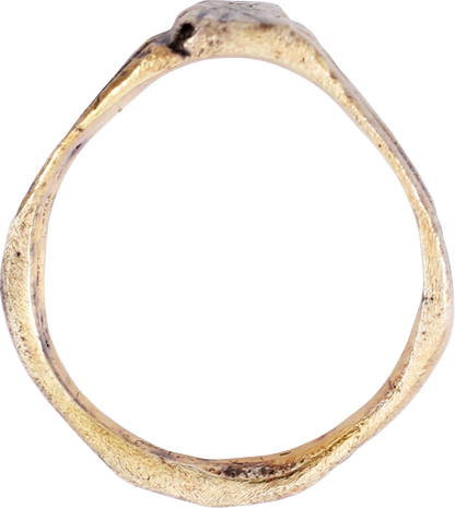 LATE GOTHIC LADY’S FASHION RING C.1600, SIZE 4 1/2 - Fagan Arms