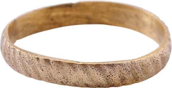 ANCIENT VIKING WEDDING RING SIZE 7 3/4 - Royalty RIngs