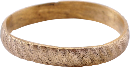 ANCIENT VIKING WEDDING RING SIZE 7 3/4 - Royalty RIngs