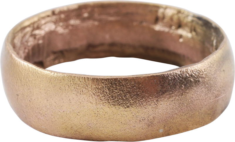 ANCIENT VIKING WEDDING RING 10th-11th century AD.   SIZE 5 1/4