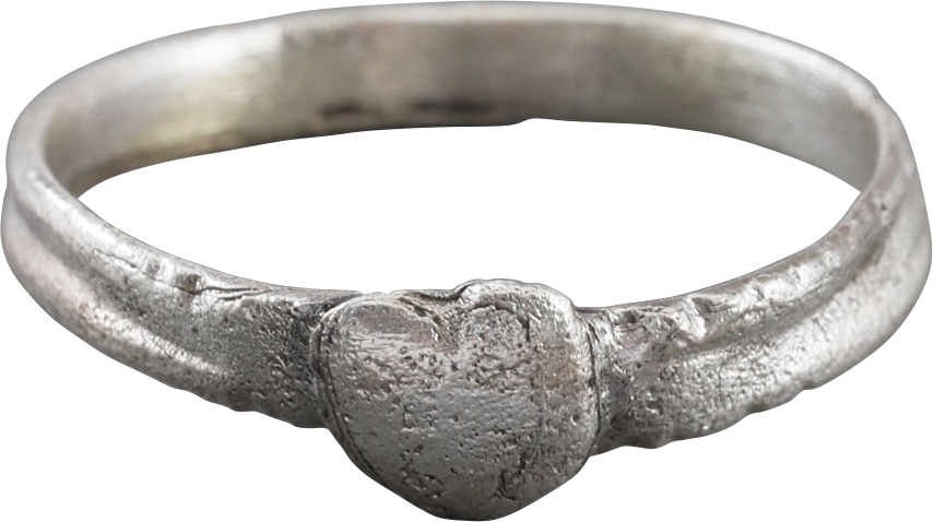 ENGLISH SWEETHEART OR WEDDING RING, TUDOR PERIOD, SIZE 8 1/4 - Picardi Jewelry