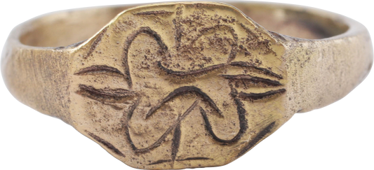 MEDIEVAL EUROPEAN RING 10TH-13TH CENTURY AD, SIZE 12 - Fagan Arms