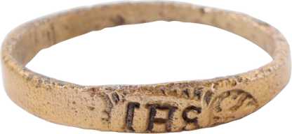 MEDIEVAL EUROPEAN CHRISTIAN RING 9TH-10TH CENTURY AD, SIZE 4 ¾ - Royalty Rings
