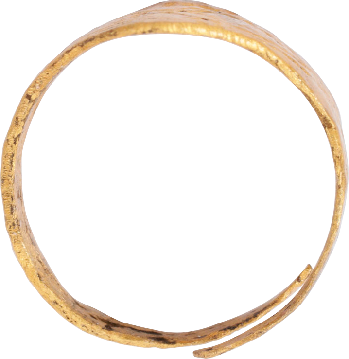VIKING SHIELD RING C.900-1100 AD, SIZE 7 1/2 - Fagan Arms