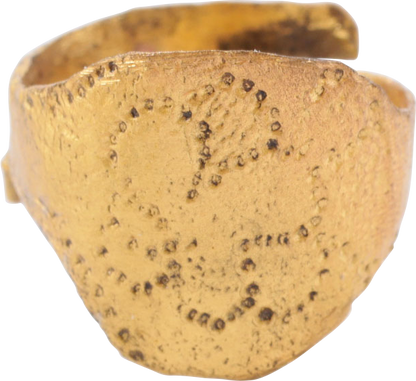 VIKING SHIELD RING C.800-1000 AD, SIZE 8 - Royalty Rings