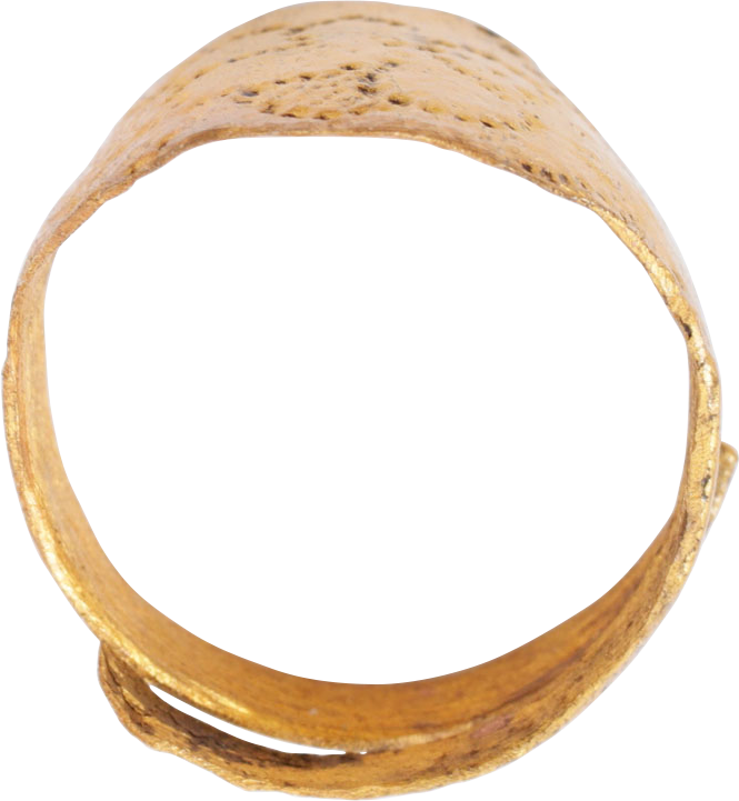 VIKING SHIELD RING C.800-1000 AD, SIZE 8 - Royalty Rings