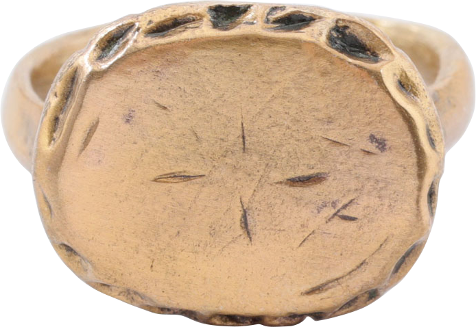 MEDIEVAL EUROPEAN RING 10th-16th CENTURY SIZE 9 - Royalty Rings