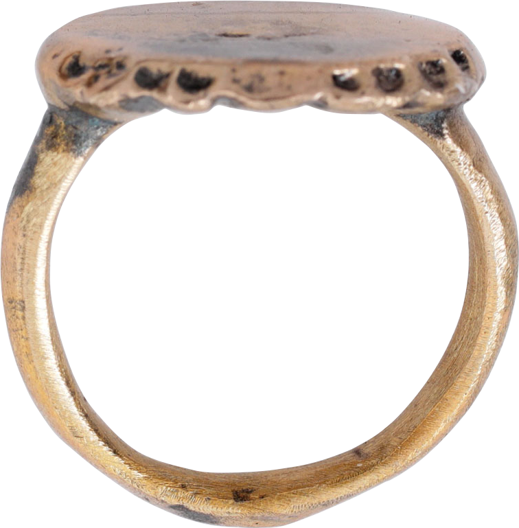MEDIEVAL EUROPEAN RING 10th-16th CENTURY SIZE 6 3/4 - Royalty Rings