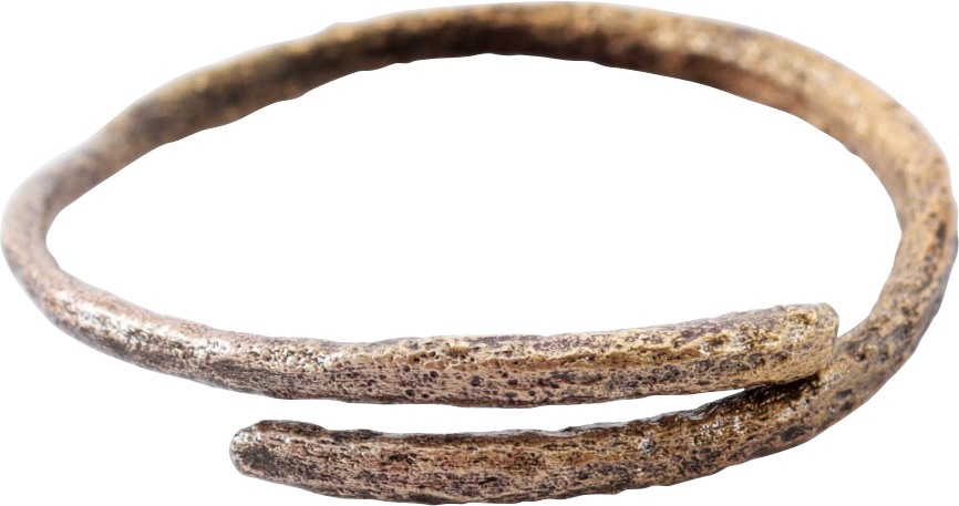 FINE VIKING COIL RING C.850-1050 AD, SIZE 11 - Royalty Rings