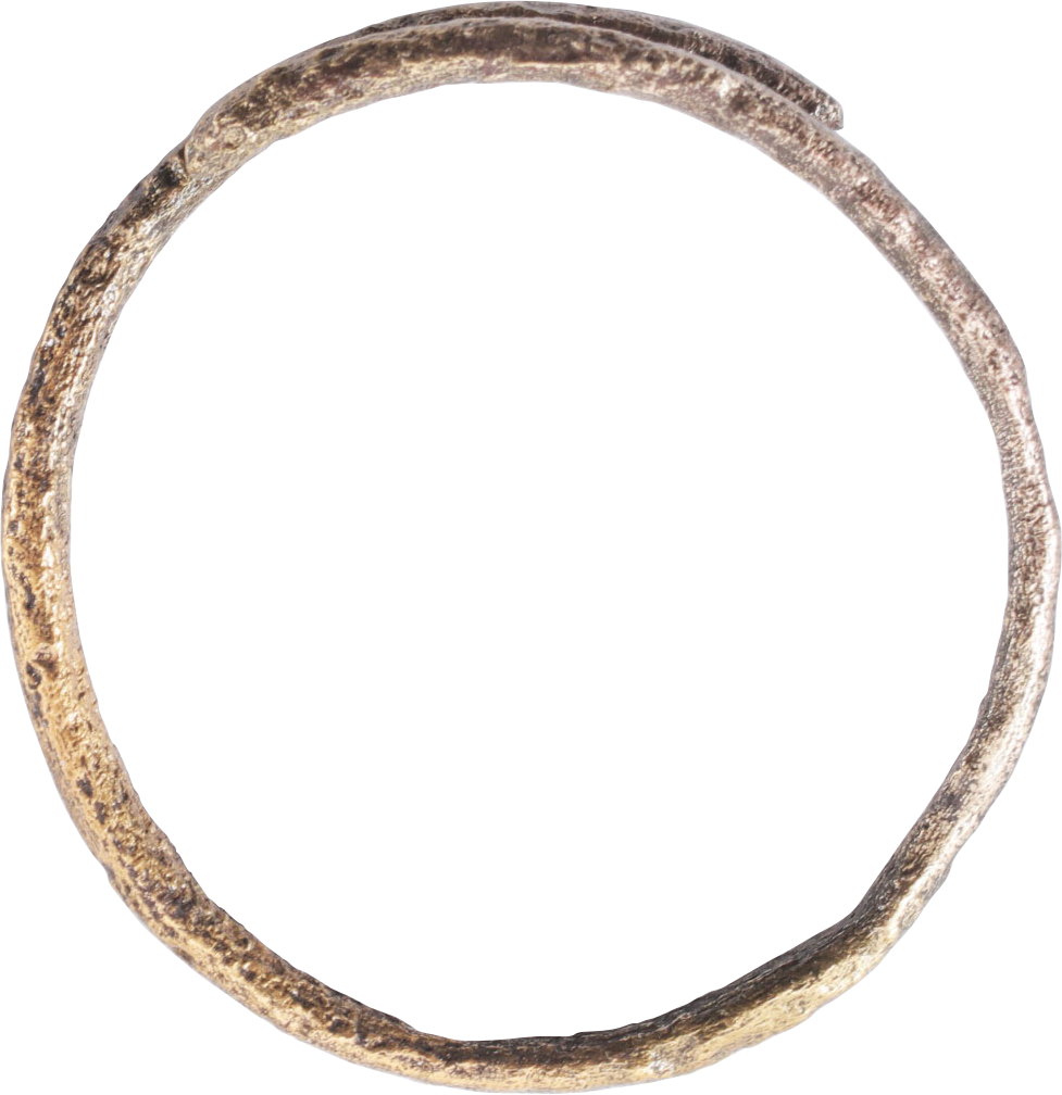 FINE VIKING COIL RING C.850-1050 AD, SIZE 11 - Royalty Rings