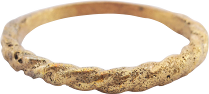 FINE VIKING ROPED OR TWIST WEDDING RING, C.866-1067 AD, SIZE 10 ½ - Royalty Rings