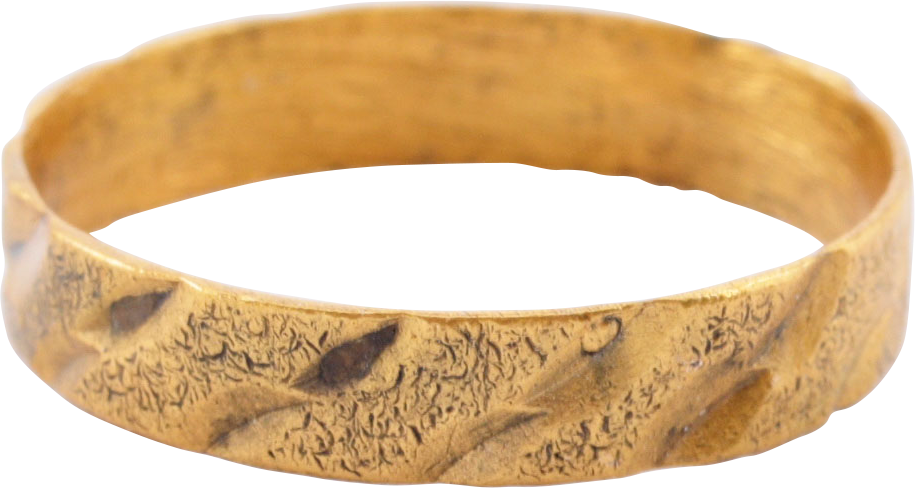 ANCIENT VIKING WEDDING RING SIZE 7 1/4 - Royalty RIngs