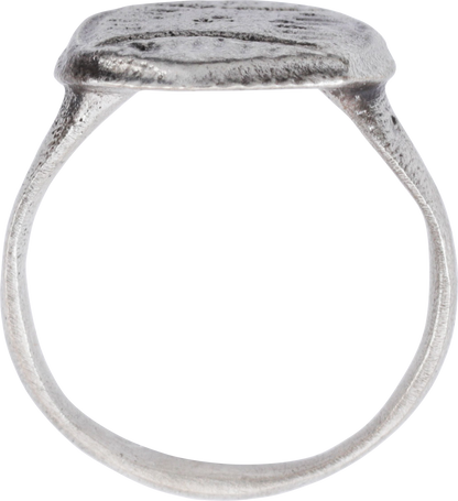 MEDIEVAL EUROPEAN CHRISTIAN RING, 10th-12th CENTURY, SIZE 5 3/4 - Royalty Rings