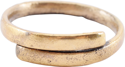 VIKING COIL RING C.850-1050 AD, SIZE 8 ¾ - Royalty Rings