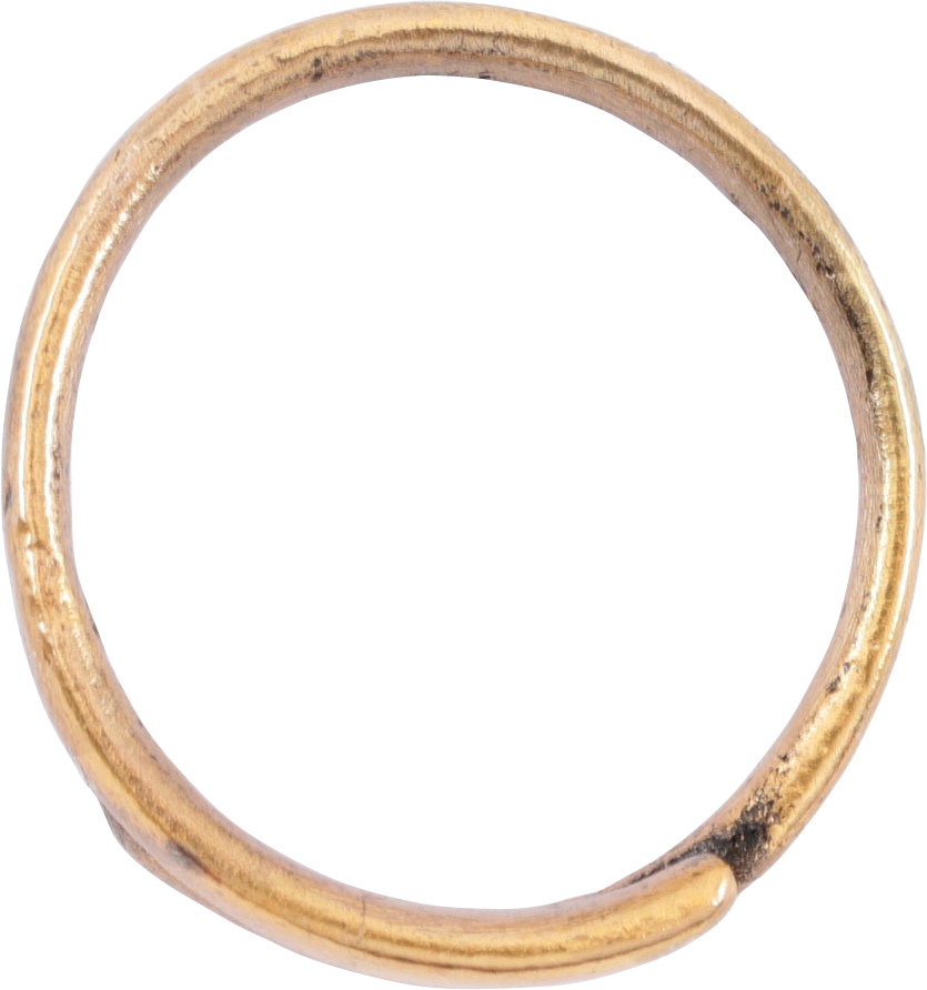 VIKING COIL RING C.850-1050 AD, SIZE 8 ¾ - Royalty Rings
